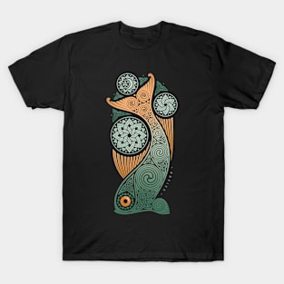 UNDERWATER. CELTIC FISH. T-Shirt